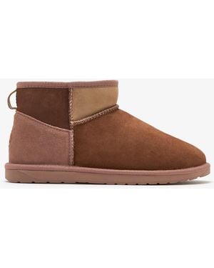 EMU Stinger Micro Patchwork Boots - Brown