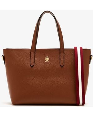 Bally Hera Ew Small Tote Bag - Brown