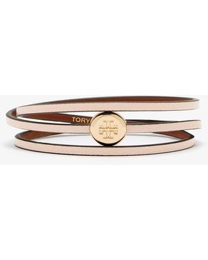Tory Burch Icon Multi-Strand Bracelet - White