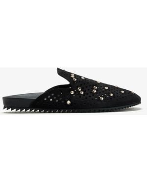 Pedro Garcia Braidy Slippers - Black