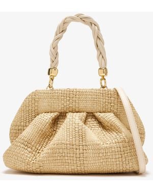 THEMOIRÈ Tia Straw Clutch - Natural