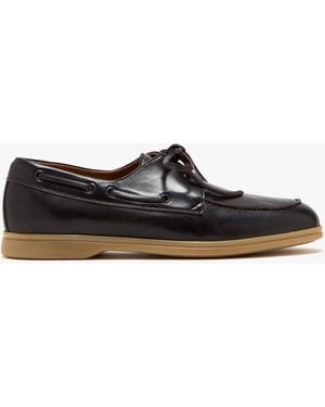 Harry's Of London Marina Boat Shoes - White