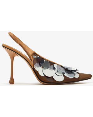 Jimmy Choo Isa 95 Slingback Pumps - White