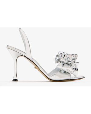 Mach & Mach Cadeau Sandals - White