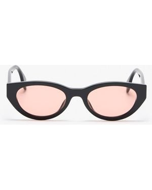 Fendi Lettering Sunglasses - Natural