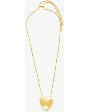 Ryenn's Eyes Big Heart Necklace - White