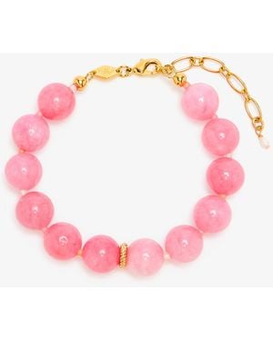 Anni Lu Ball Bracelet - Pink