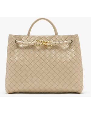 Bottega Veneta Medium Andiamo Bag - Natural