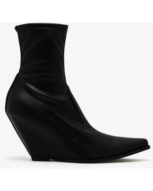 NVL-GARDE Wedge Ankle Boots - Black