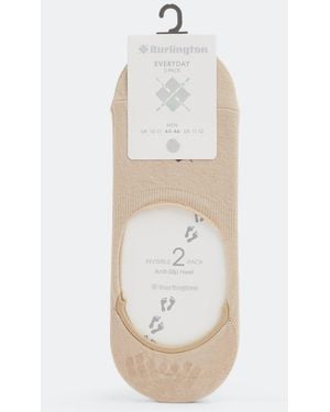 Burlington Everyday 2-Pack No-Show Socks - White