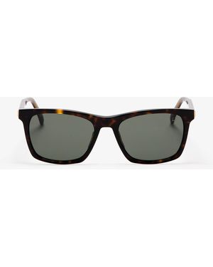 dunhill Rollagas Rectangular Smart Sunglasses - Gray