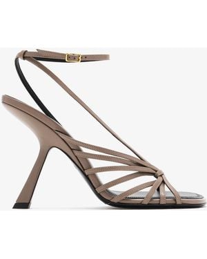 Mugler Strappy Sandals - White