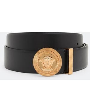 Versace Medusa Biggie Belt - Black