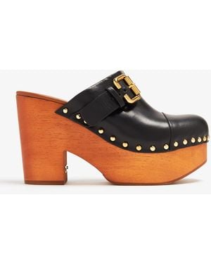 Chloé Jeannette Clog Pumps - Multicolor