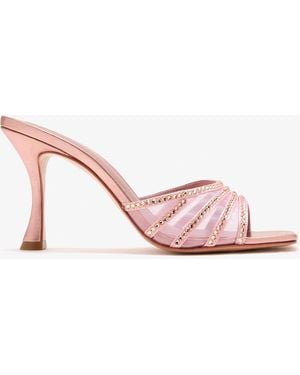 Nicoli Freesia Mules - Pink