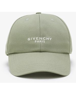 Givenchy Logo Embroidered Cap - Green