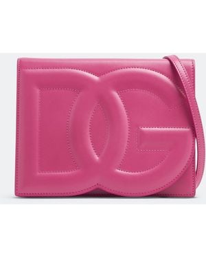 Dolce & Gabbana Dg Logo Crossbody Bag - Pink
