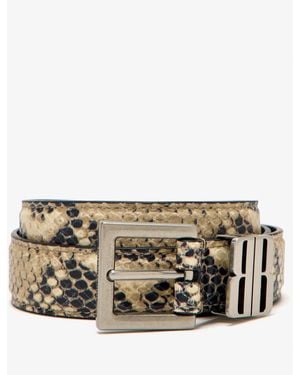 Balenciaga Bb Editor Belt - White