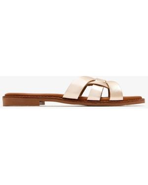 Luna Paloma Slide Sandals - White