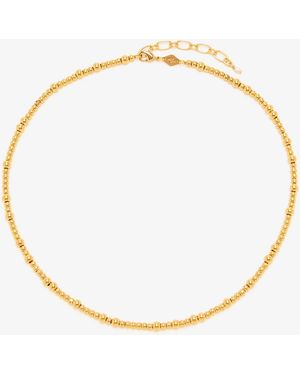 Anni Lu Slim Goldie Necklace - White