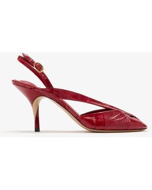 Jacquemus Les Slingbacks Poisson Sandals - Red