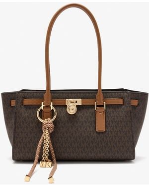 Michael Kors Hamilton Moderne Small Satchel - White