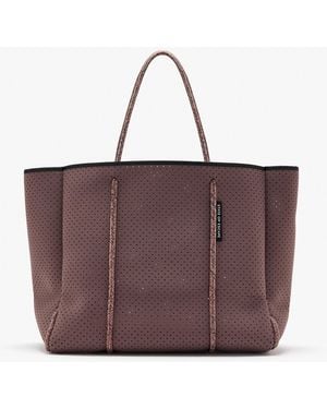 STATE OF ESCAPE Flying Solo Tote Bag - Brown