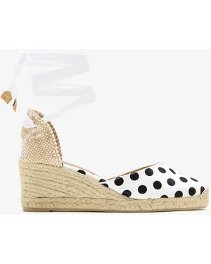 Castañer Carina Wedge Espadrilles - White