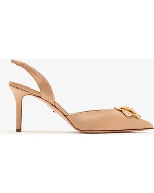 Roberto Rubino La Camelia Slingback Pumps - Natural