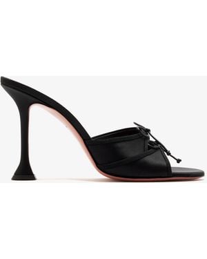 AMINA MUADDI Eleonora 95 Slippers - Black