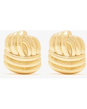 Self-Portrait Knot Earrings - Natural