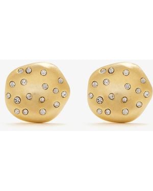 LYNYER Aurora Dust Disc Earrings - Metallic