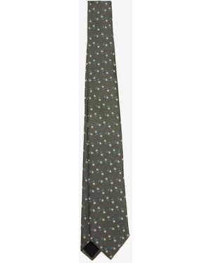 BOSS Silk Tie - White