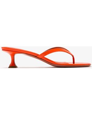 AMINA MUADDI Juliette 45 Thong Sandals - Red