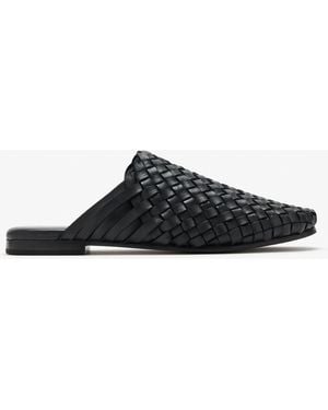 St. Agni Bunto Woven Slippers - Black