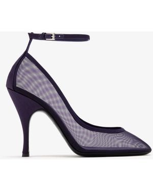 Alaïa Mesh Pumps - Blue