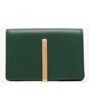 Tod's Leather Business Card Case - Green