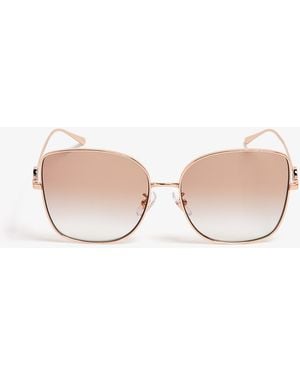 Tory Burch Metal Frame Sunglasses - Natural