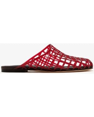 Vince Barcelona Jelly Mules - Red