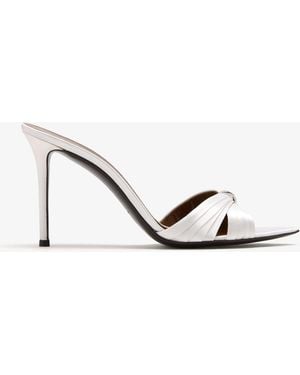 Giuseppe Zanotti Lumière 90 Mules - White