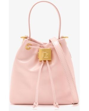 Balmain Mini Pulse Bucket Bag - Pink