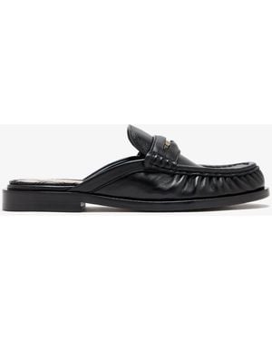 Burberry Cadet Mules - White