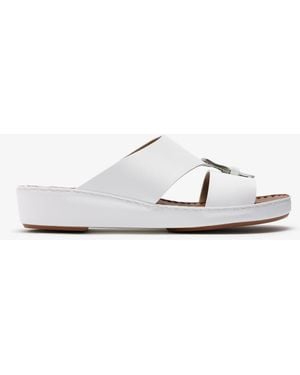 LAGGAR Legacy Belt Sandals - White