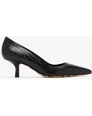 Burberry Check Dame Pumps - Black