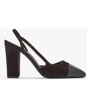 The Lline Willow Slingback Pumps - White