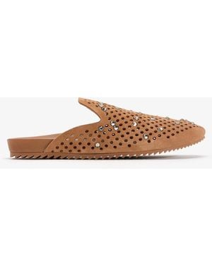 Pedro Garcia Braidy Slippers - White