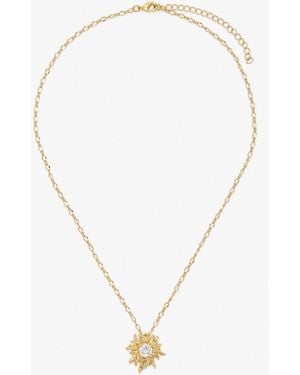Oceanus Sunburst Necklace - White