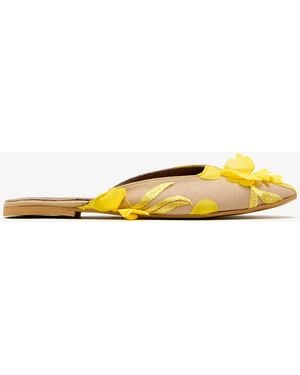 RAMLA Dahlia Mules - Yellow