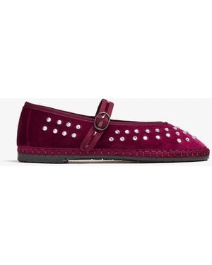 Flabelus Mae Ballerinas - Purple