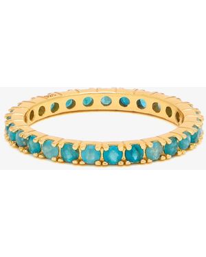Ryenn's Eyes Apatite Eternity Band Ring - White